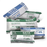 Вата Юрия-фарм н/стер. 100г №1 рулон