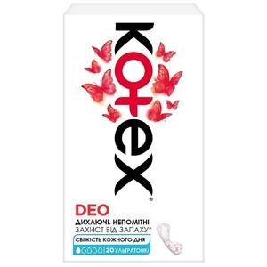 Прокладки Kotex щоденні Deo Ultraslim №20