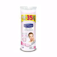 Ватні диски SEPTONA SENSITIVE з протеїнами 45+35 шт