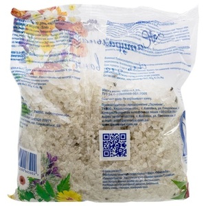 Соль натуральная 1кг для ванн