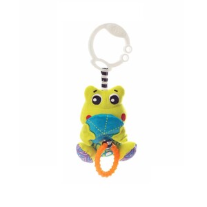 Подвеска Playgro 0185473 Трясущаяся игрушка-подвеска Жабка от 0 мес.