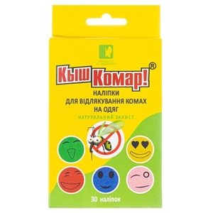 Киш-комар наклейка на одежду №30