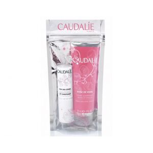 Набор Caudalie 2348 Rose de Vigne(Крем д/рук Rose de Vigne30мл + Конд-р для губ увл.антиокс-т 4,5г)