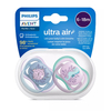 Пустышка Avent 085/61 Ultra Air с декором 6-18 мес 2шт