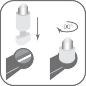 Зубная щетка Paro Swiss с монопучковой насадкой S39