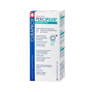 Ополіскувач Curaprox PerioPlus+ Balance Рідина-ополіскувач ротової порожнини 0,05% 200 мл