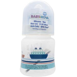 Бутылочка Baby-nova 3960171 пласт.ПП шир.горл.Декор 150мл