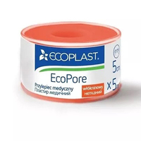 Лейкопластырь ECOPLAST ЭкоПор нетканый катушка 5см*5м