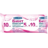 Бинт Белоснежка мед.н/стер.5м*10см