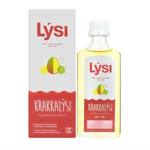 Омега-3 LYSI KIDS д/детей со вкусом манго, лимона и лайма стекл. флак. 240мл
