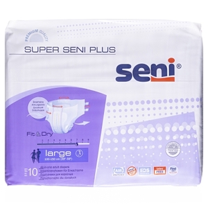 Подгузники для взрослых SENI PLUS 110-150см №10 large