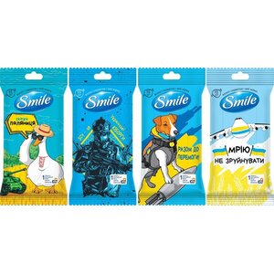 Салфетки Smile Вместе к Победе Микс №15