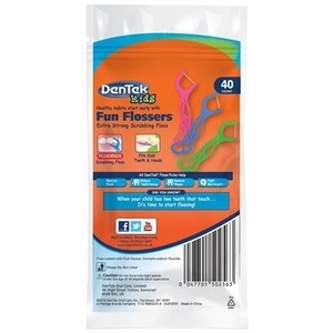 Флосс DenTek Fun Flossers Дитячий з тримачами №40