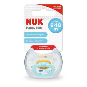 Пустушка Nuk 10733765 ортодонтична Happy Kids р 2