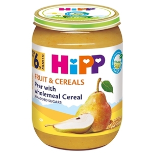 Каша HiPP 4723 безмолочная зерновая с грушей 190г