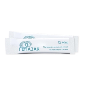 Гепазак оральний розчин у саше-пакетах 10мл №20