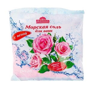 Сіль05 д/ванн Желанна з піною з олією Троянди 500г