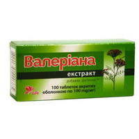 Валерианы Экстракт табл. 100мг №100 Аптека 283