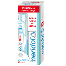 Мерідол Набір зубна паста + ополіскувач 100 мл