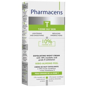 Крем-пілінг Pharmaceris T Sebo-Almond-Peel з 10%  мигдальною кислотою нічний 50мл