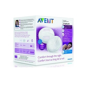 Вкладиші Avent 253/20 в бюстгальтер одноразові нічні 20шт
