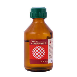 Спирт камфорный раствор 10% по 40 мл во флаконе 1 шт. - Виола