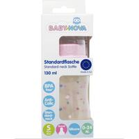 Пляшечка Baby-nova Однокольорова пластмасова 130мл рожева