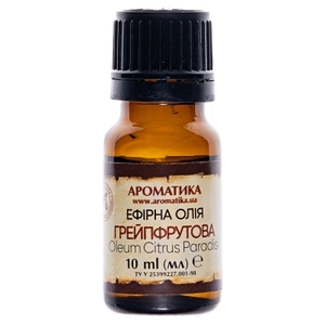 Масло Ароматика эфирное грейпфрутовое 10 мл