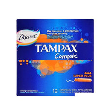 Тампоны Тампакс COMPAK супер-плюс №16