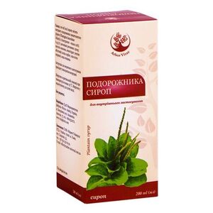 Сироп подорожника по 200 мл во флаконе 1 шт.