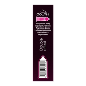 Презервативы Dolphi Double effect №3