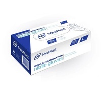 Перчатки MedPlast смотр.нитрил.н/ст.б/пудры р.L (50 пар)