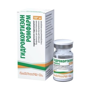 Гідрокортизон пор.д/ін. та інф.фл.100мг №1 Ромфарм