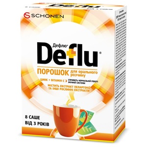 Дефлю порошок д/ор. р-ра саше №8