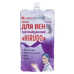 Крем Healthyclopedia Hirudo для вен противоотечный 100мл