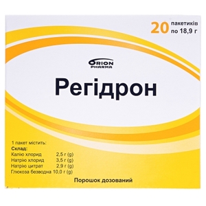 Регидрон порошок по 18.9 г в пакетиках 20 шт.