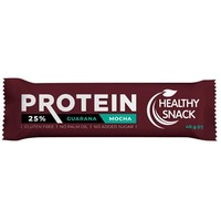 Батончик протеїновий 25% Healthy Snack з екстр. гуарани, мокко глаз. 42г