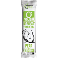 Батончик-мюсли Здоровый перекус груша-семена чиа 25г