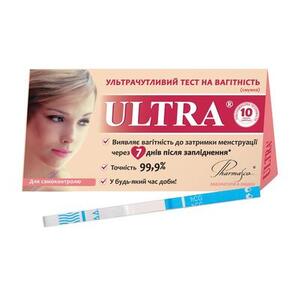 Тест-полоска ULTRA для определения беременности №1
