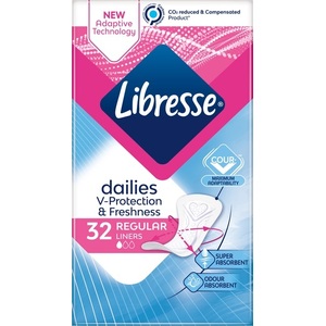 Прокладки Libresse Ежедневные Dailies Fresh Regular №32