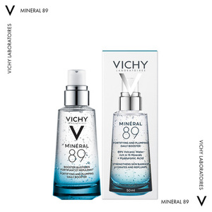 Гель-бустер Vichy Минерал 89 повышает упругость и увлажнение кожи лица 50 мл