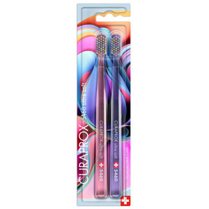 Зубная щетка Curaprox Набор Duo Colorful Curls Edition ультрамягк. №2