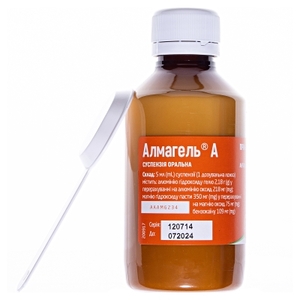 Алмагель А суспензия по 170 мл во флаконе 1 шт.