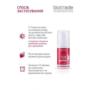 Крем Biotrade ACNE OUT проти вугревого висипу 30 мл