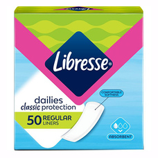 Прокладки Libresse Ежедневные Classic Pantyliners Regular №50