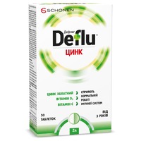 Дефлю Защита Цинк табл.жеват. №30