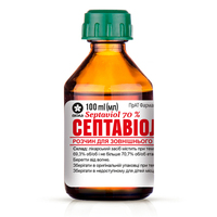 Септавіол плюс розчин 70% по 100 мл у флаконі 1 шт. - Віола