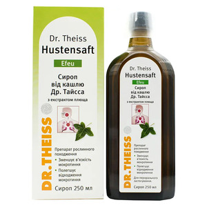 Сироп от кашля Др.Тайсс с экстрактом плюща по 250 мл во флаконе 1 шт.