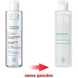 Вода SVR мицелярная Физиопюр очищающая 200 мл