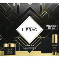 Набор Lierac Премиум шелковистый (крем 50мл+крем для контура глаз 20мл+косметичка)